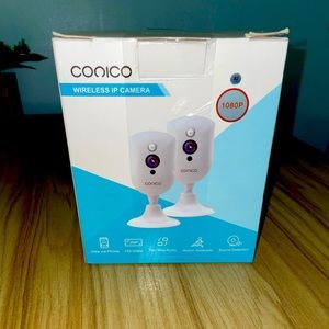 Brand new in box! CONICO IP WIRELESS indoor cameras SET OF TWO